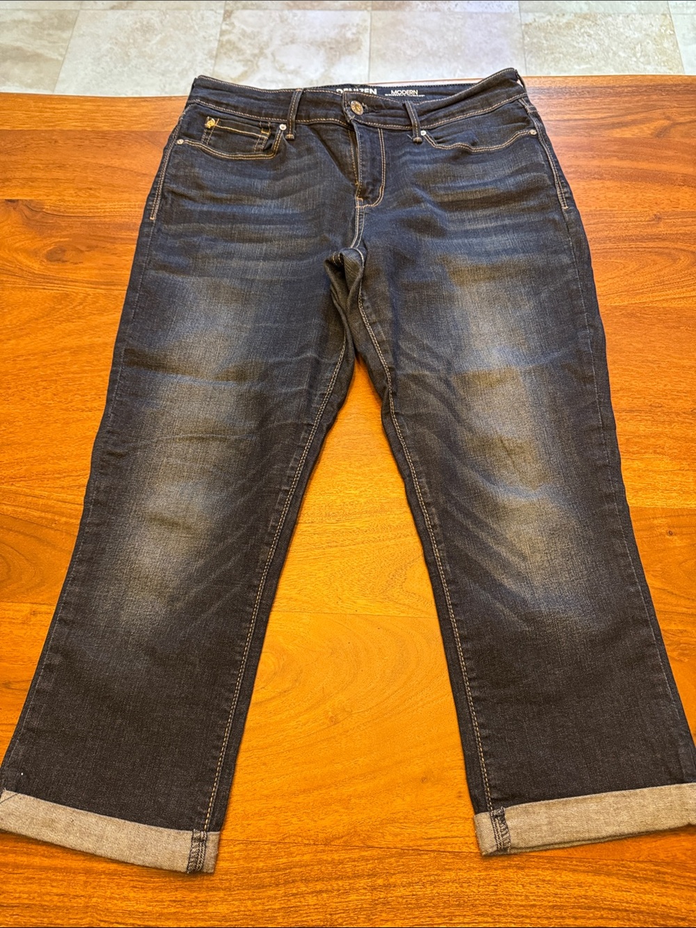 Denizen from Levi's Dark Blue Straight Leg Jeans